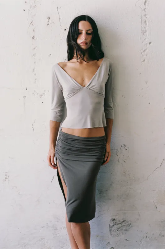 Lana Top | Stone sold by With Jean