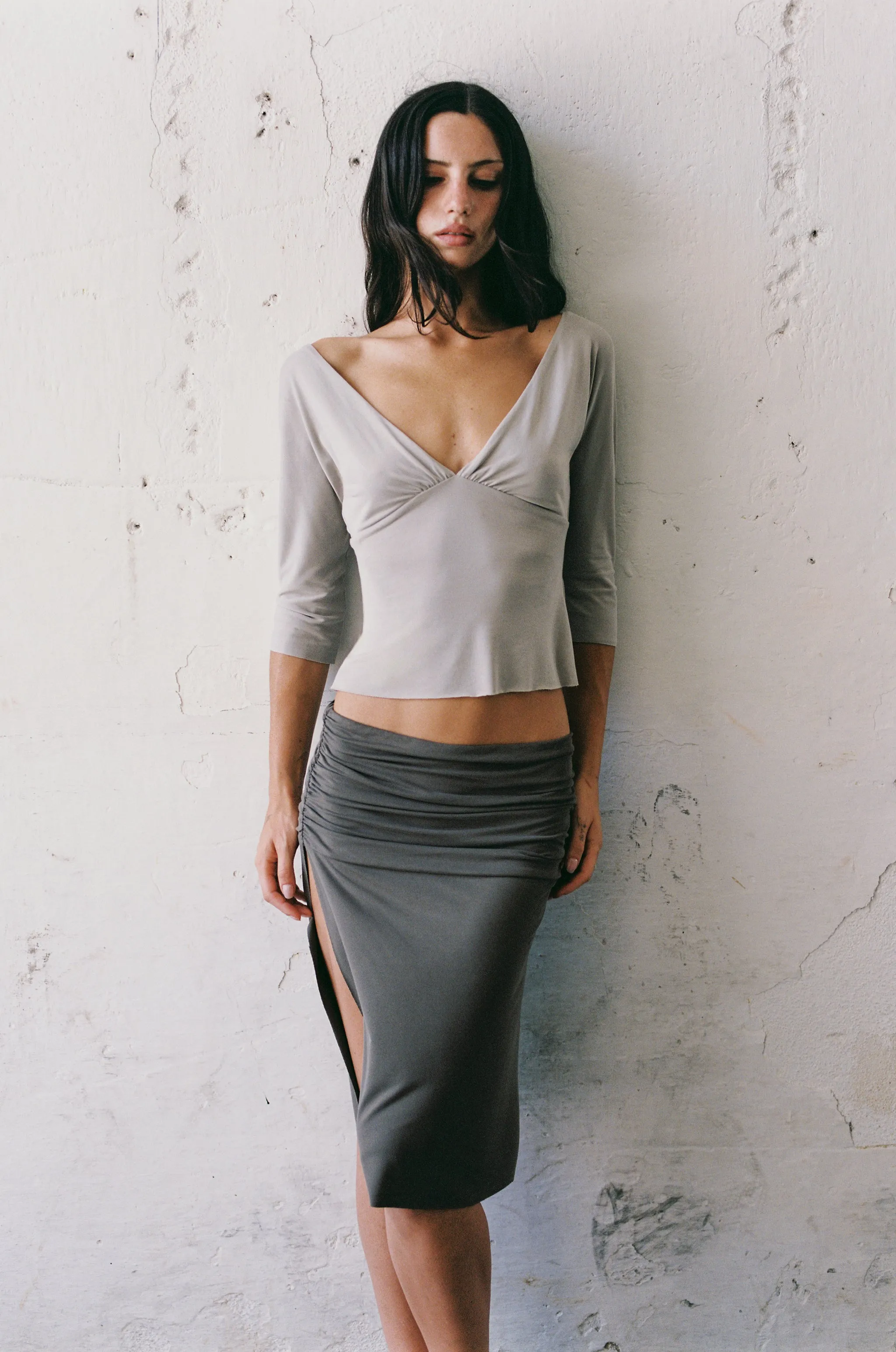 Lana Top | Stone sold by With Jean