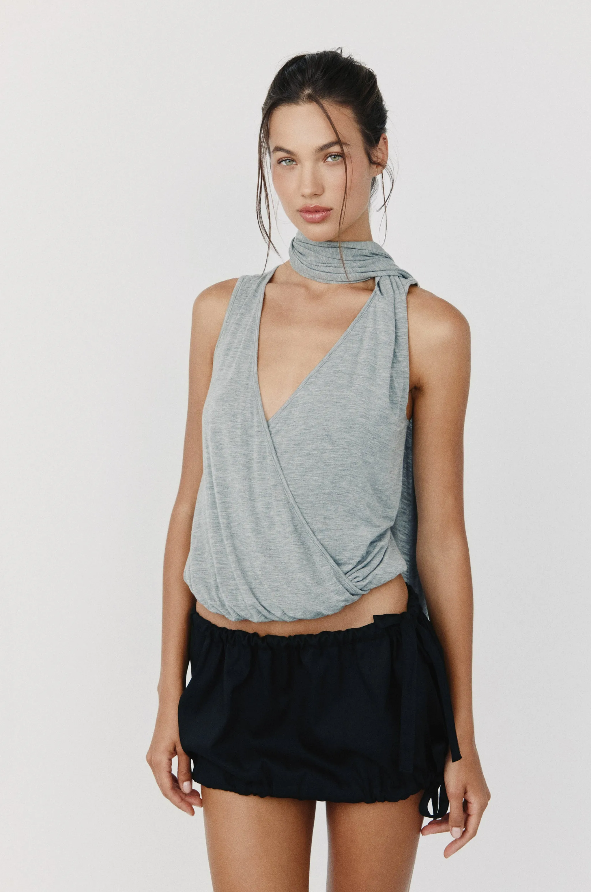 Vivi Top | Grey sold by With Jean product image thumbnail 4