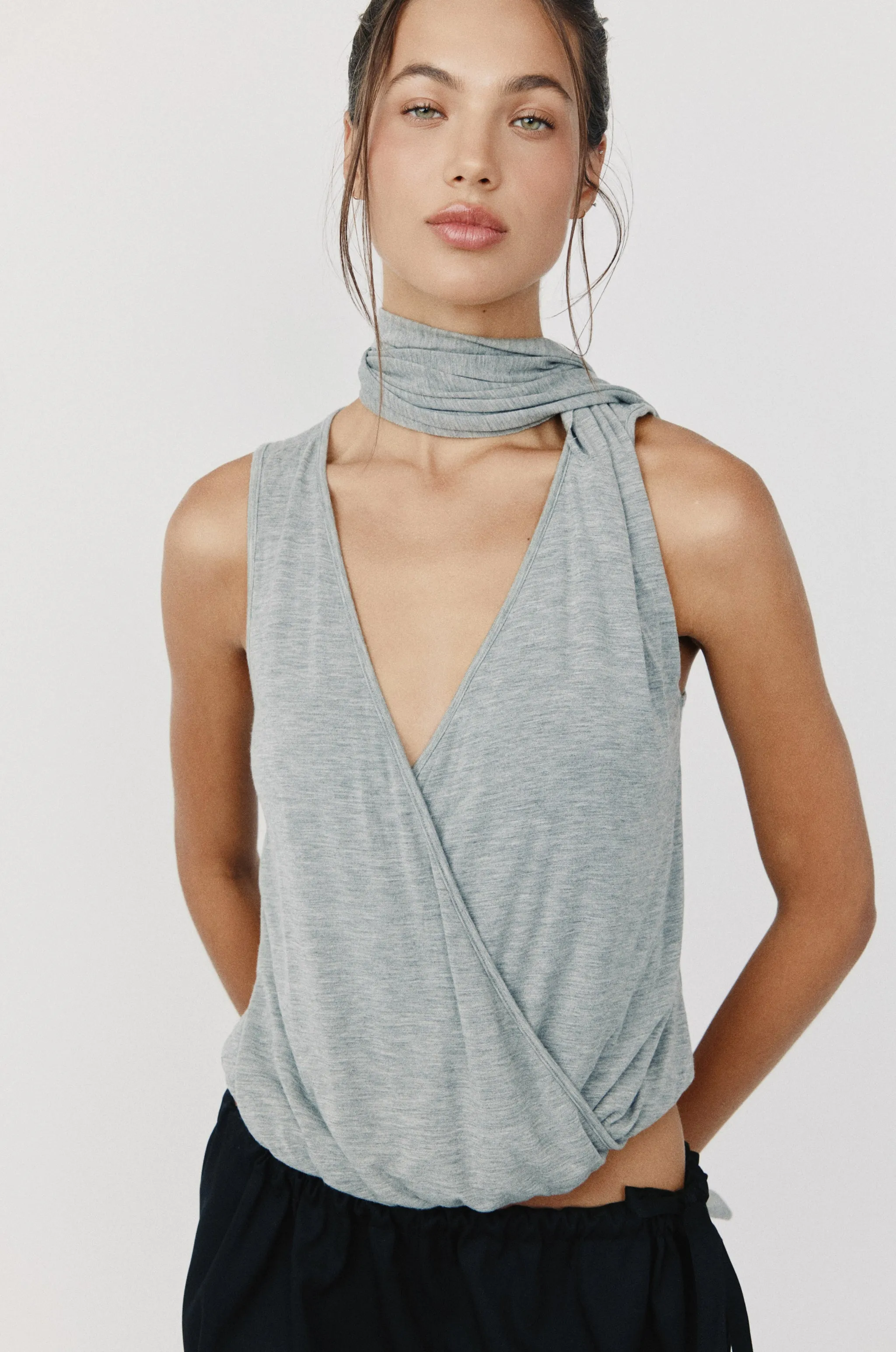 Vivi Top | Grey sold by With Jean product image thumbnail 3
