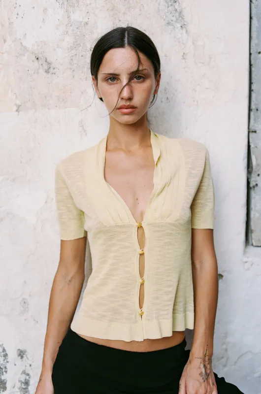 Ilio Top | Yellow sold by With Jean