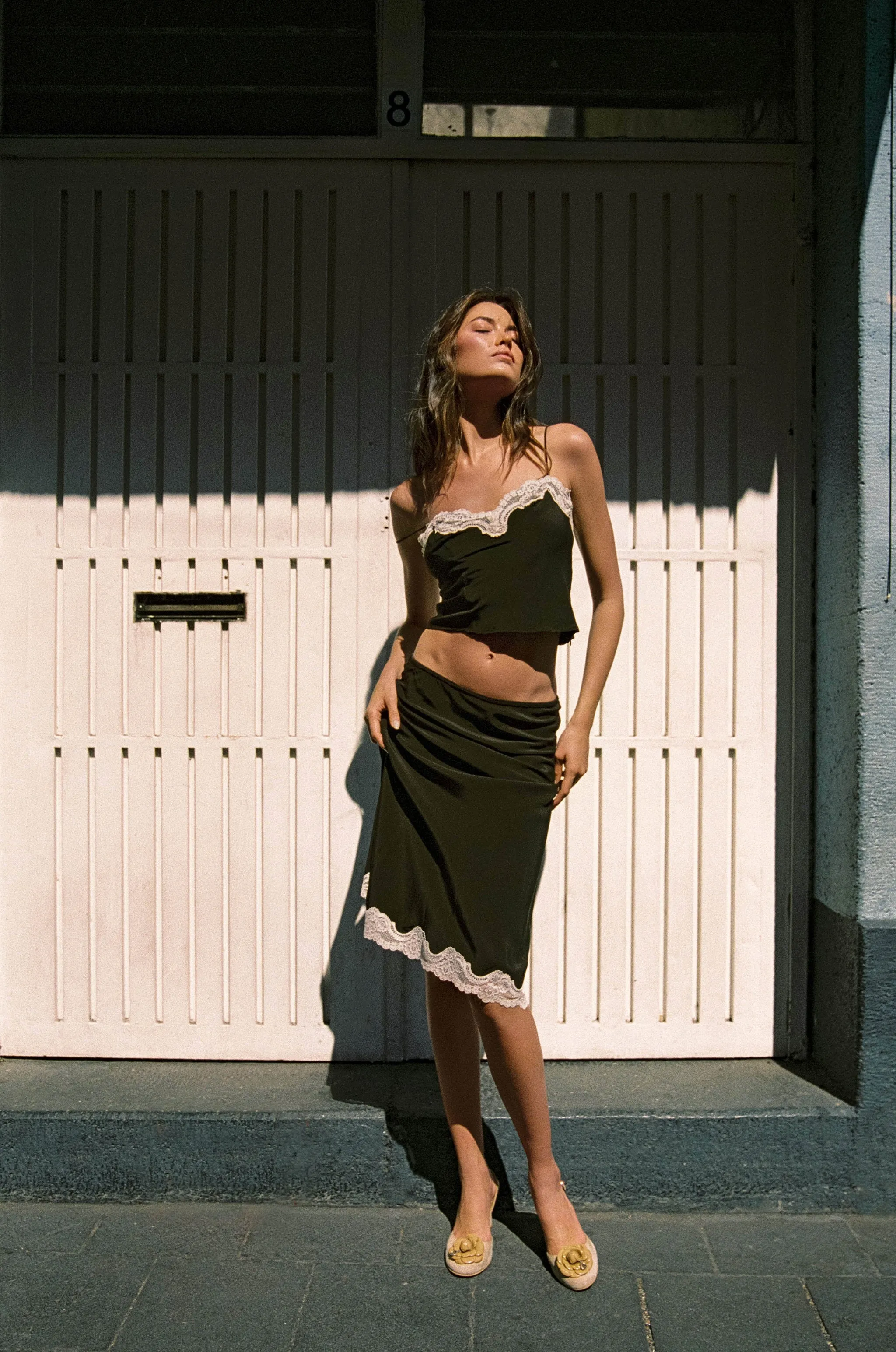 Tilly Skirt | Chocolate sold by With Jean