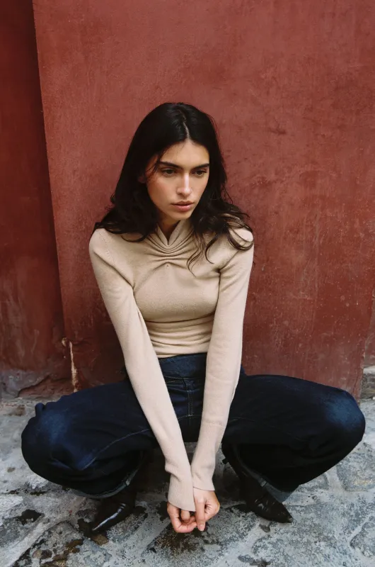 Kora Top | Mocha made by With Jean