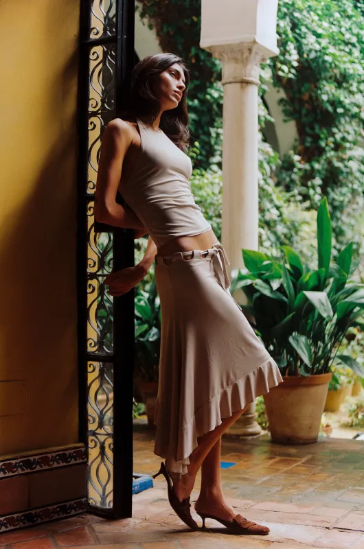 Carrie Skirt | Sage made by With Jean