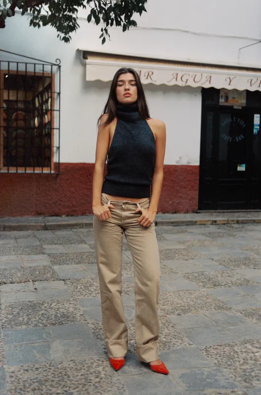 Alyssa Top | Charcoal made by With Jean