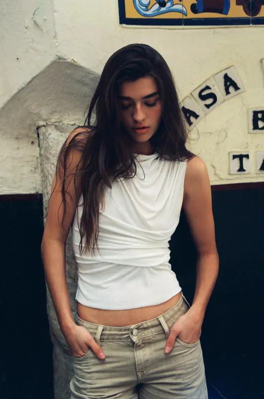 Adelaide Top | White made by With Jean
