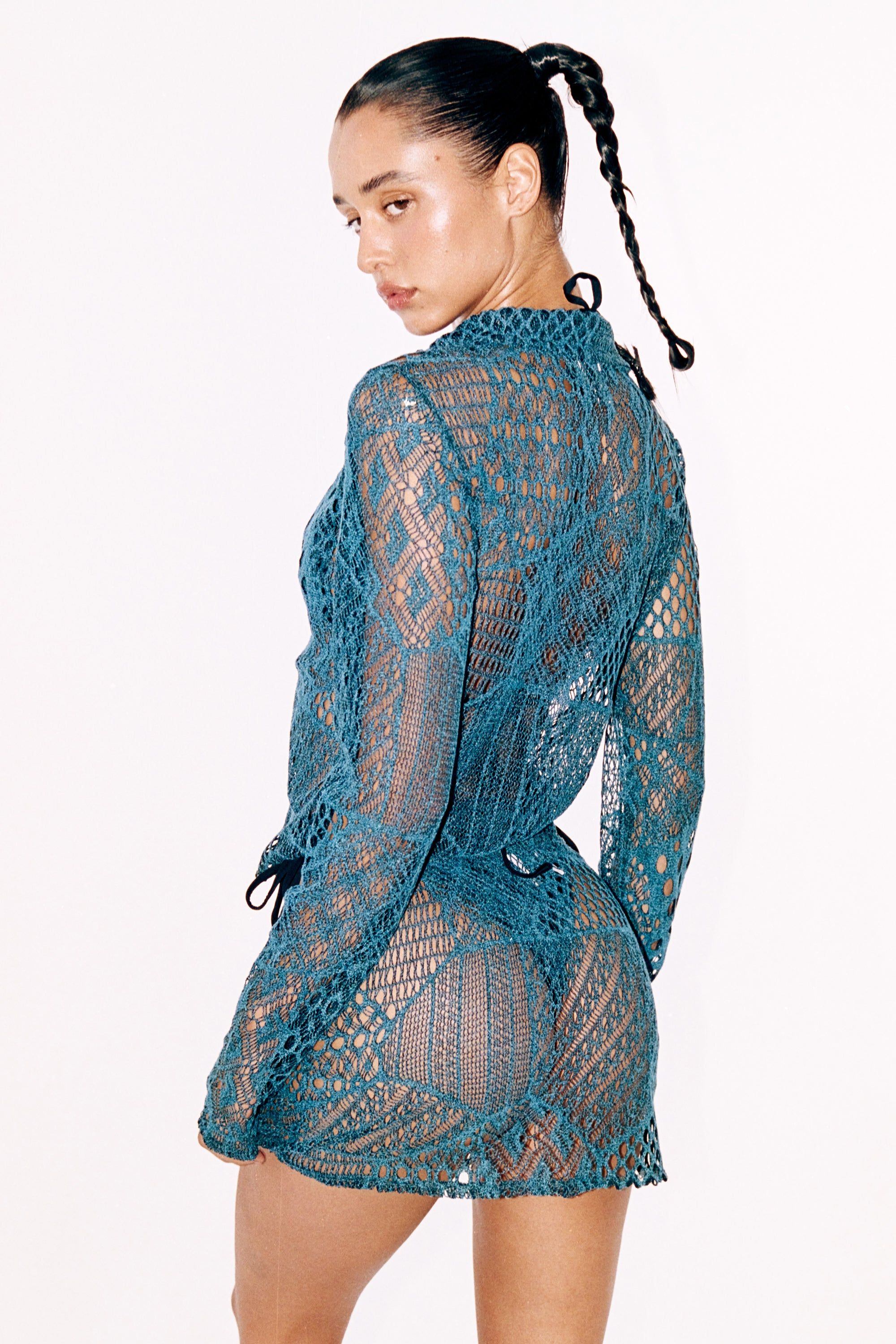 Dylan Mini Skirt | Blue Patch sold by With Jean product image thumbnail 3