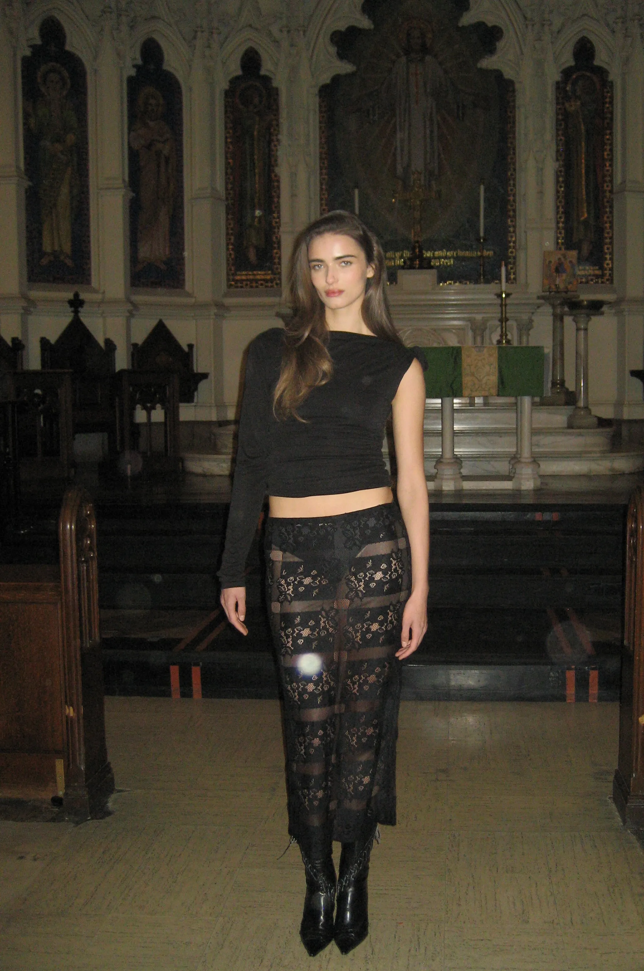 Holy Midi Skirt | Black sold by With Jean