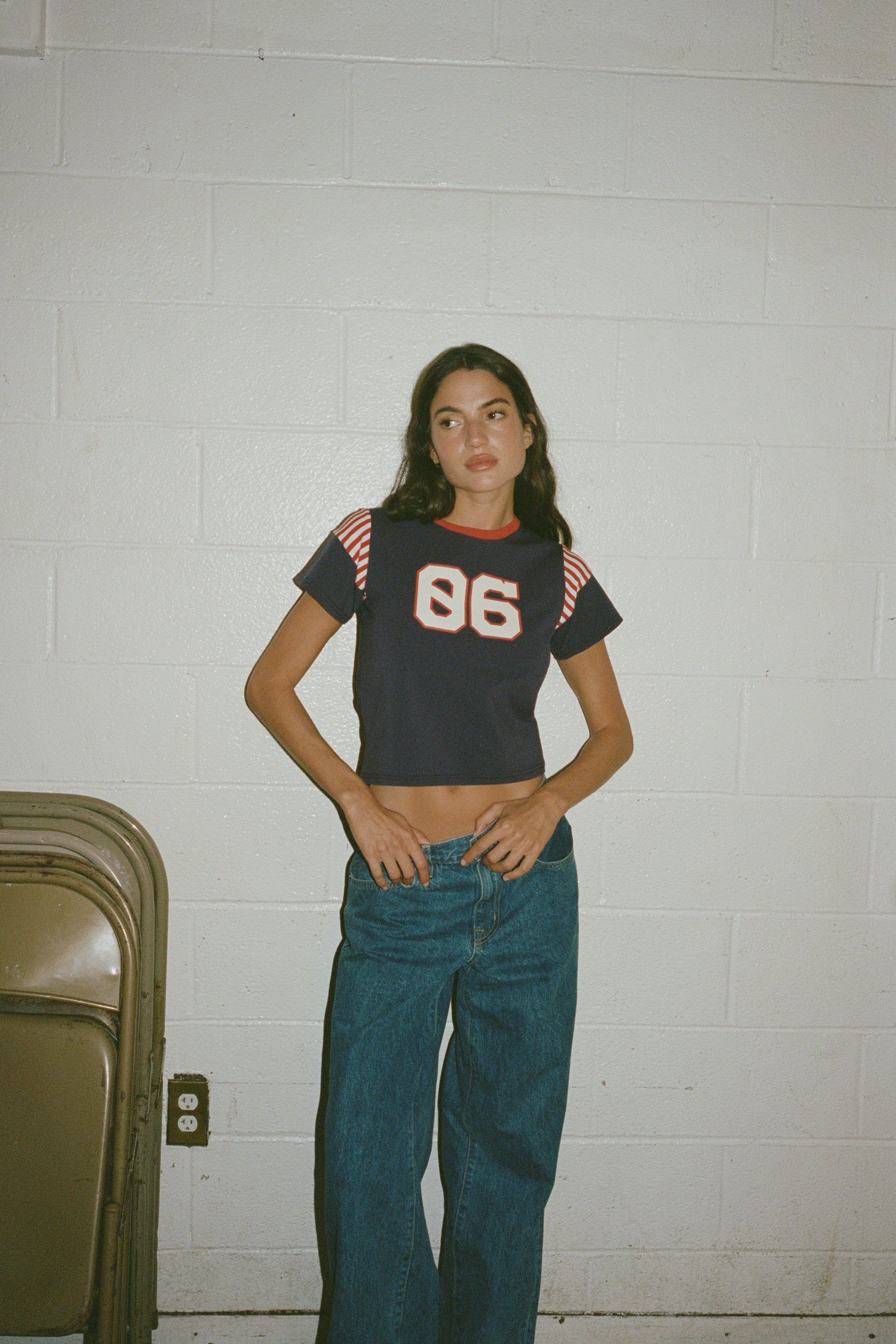 Star Player Tee | Navy sold by With Jean product image thumbnail 3