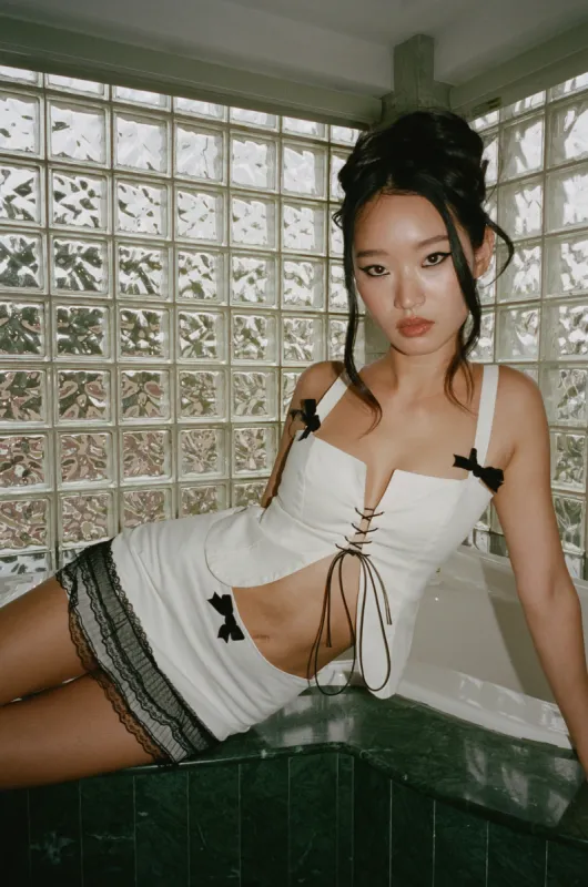 Blair Top | White made by With Jean