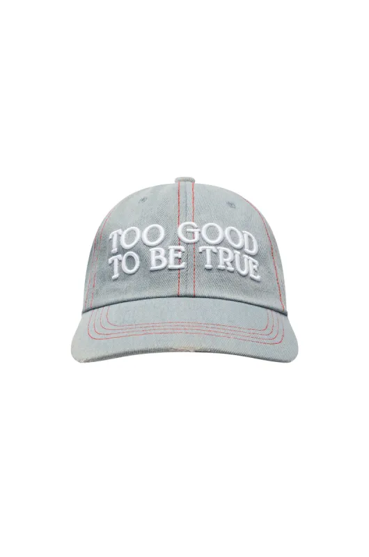 Too Good Cap | Washed Denim made by With Jean