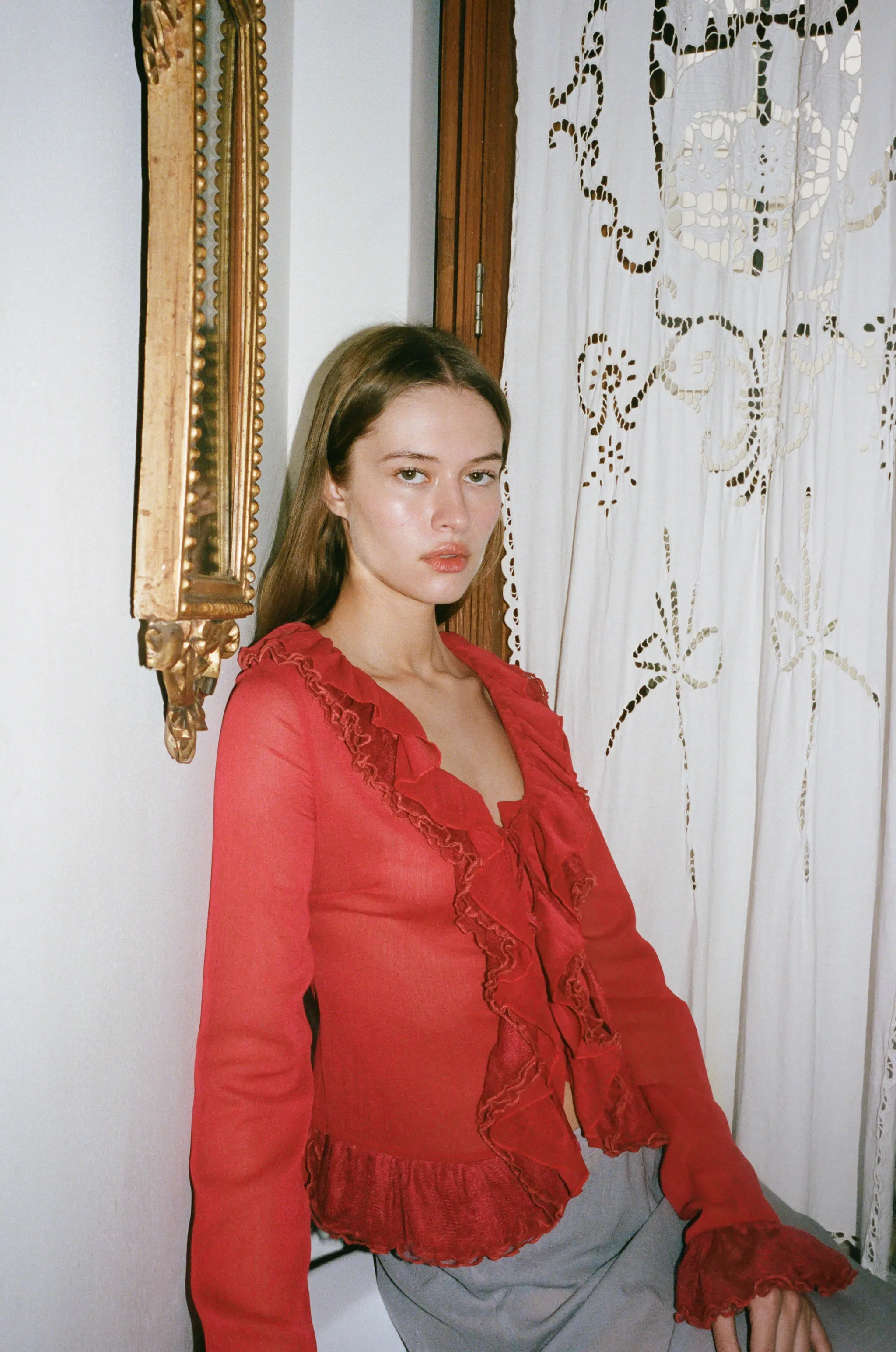 Maia Shirt | Red sold by With Jean product image thumbnail 4
