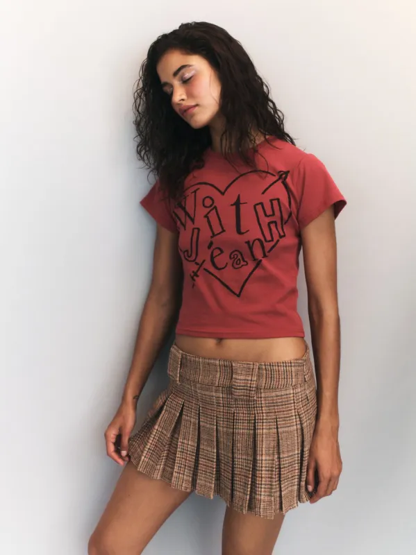 Heart U Tee | Red sold by With Jean