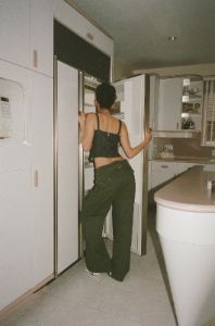 Carter Cargo Pants | Khaki sold by With Jean