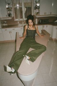 Carter Cargo Pants | Khaki sold by With Jean