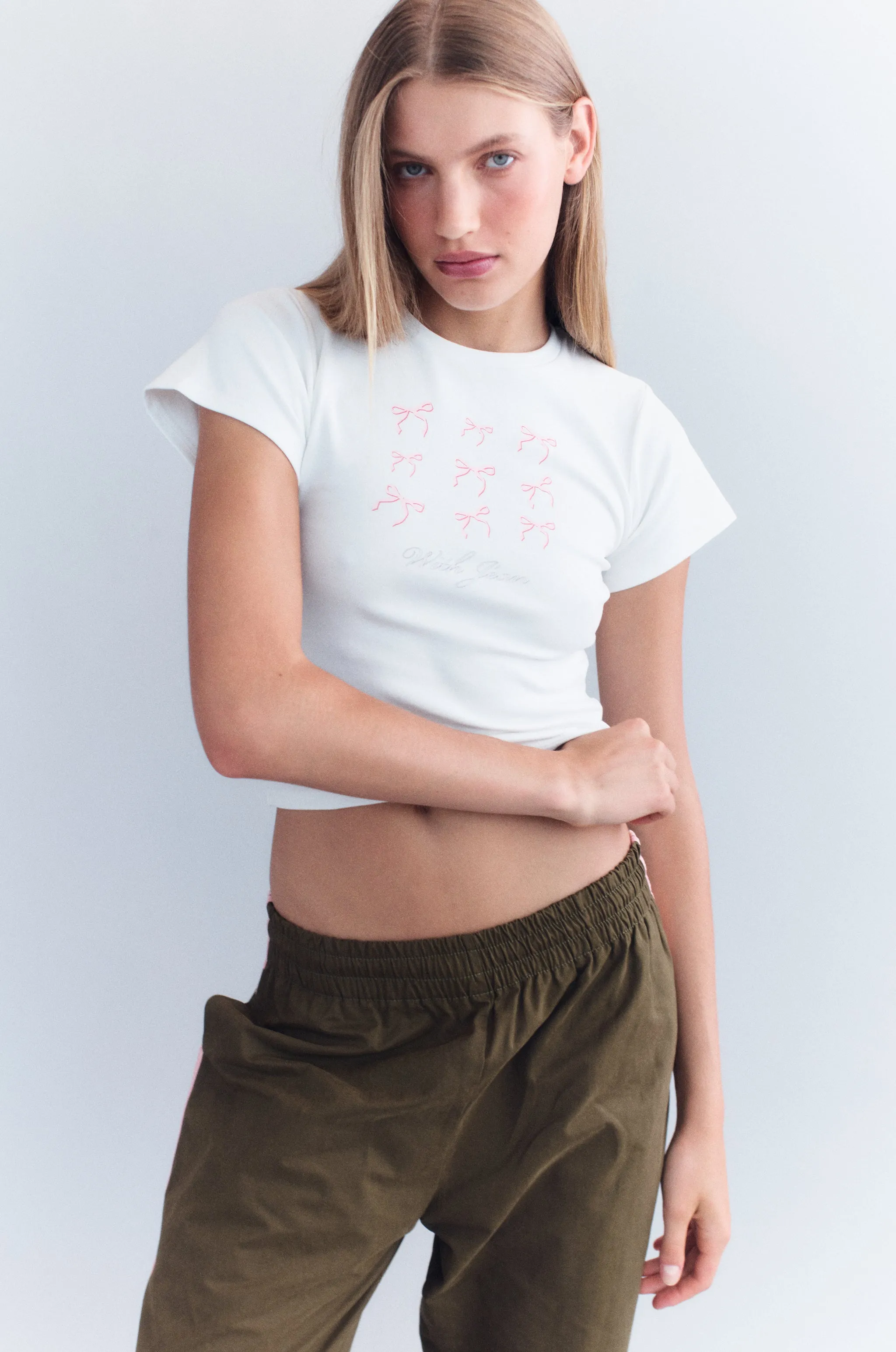Bow's Tee | White sold by With Jean product image thumbnail 3
