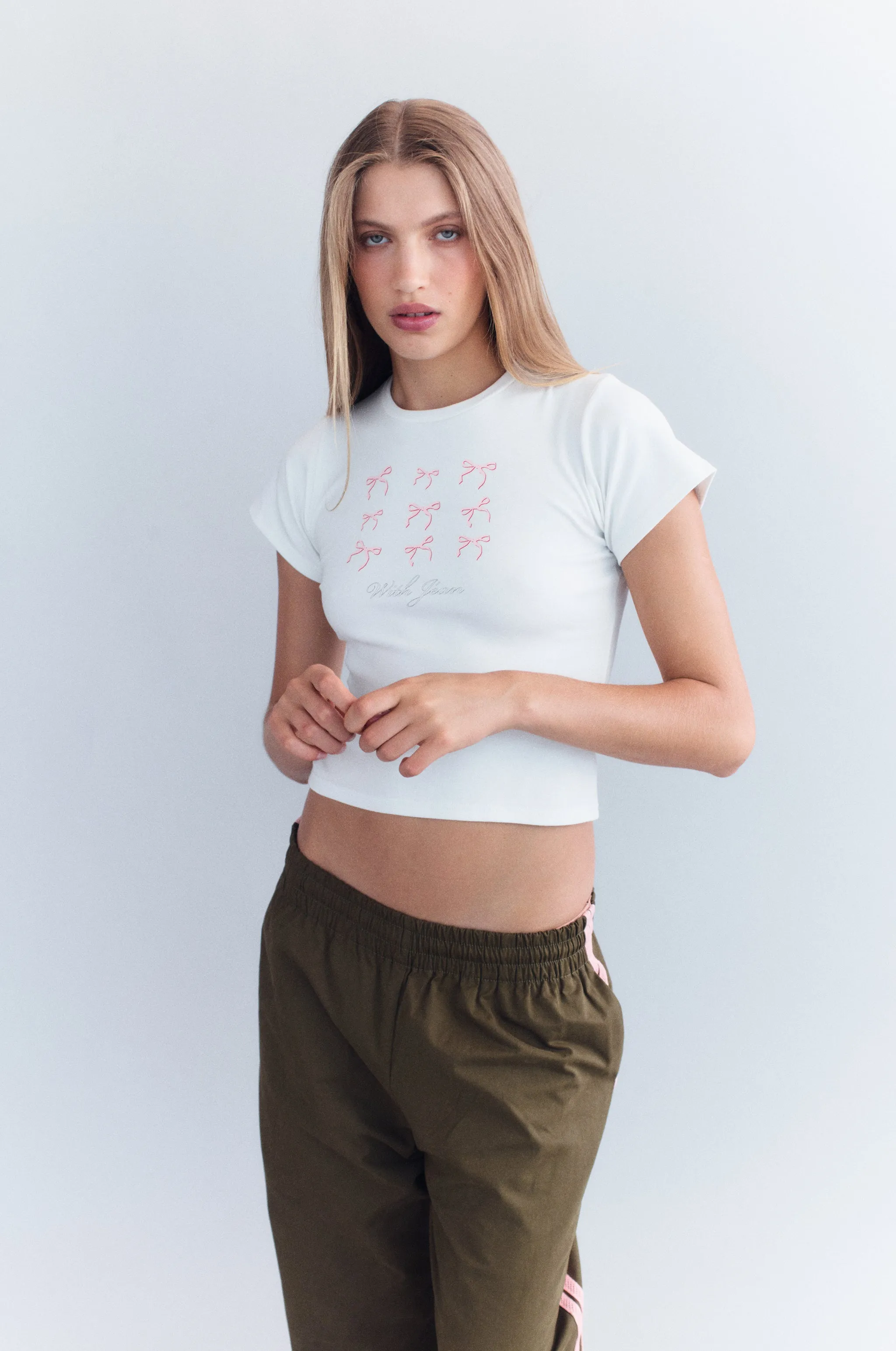 Bow's Tee | White sold by With Jean product image thumbnail 4
