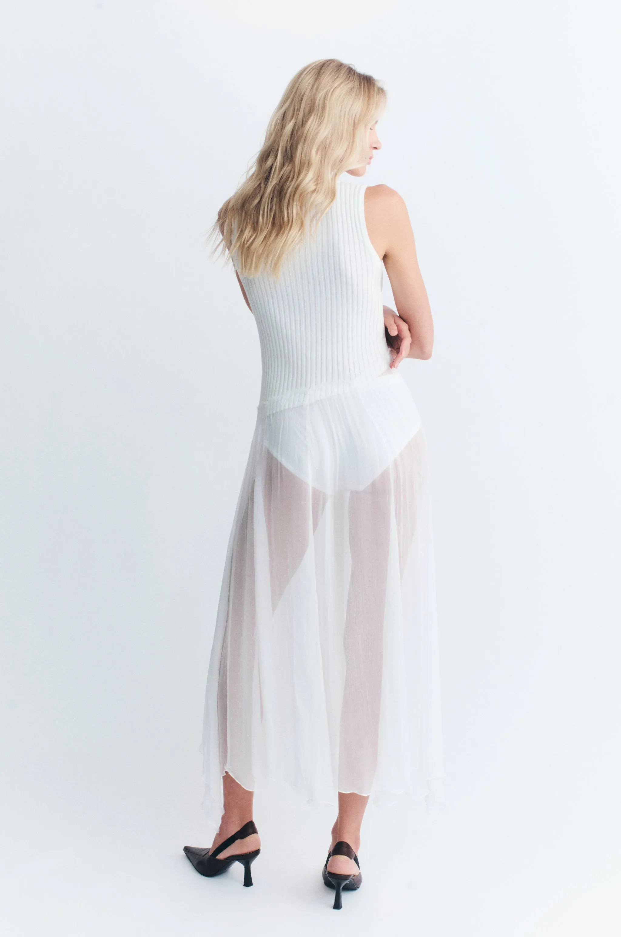 Maria Midi Dress | White sold by With Jean product image thumbnail 4