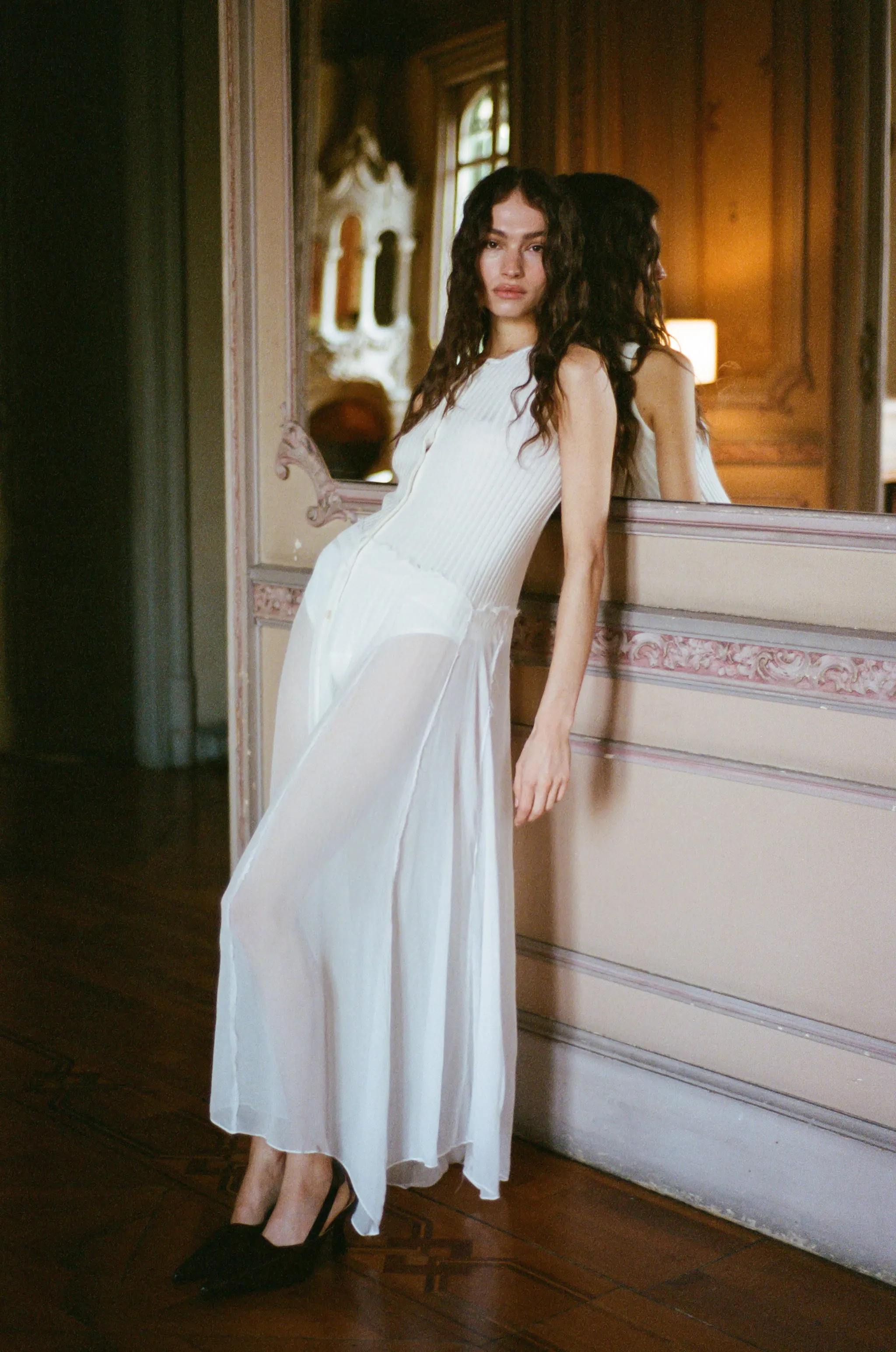 Maria Midi Dress | White sold by With Jean product image thumbnail 2