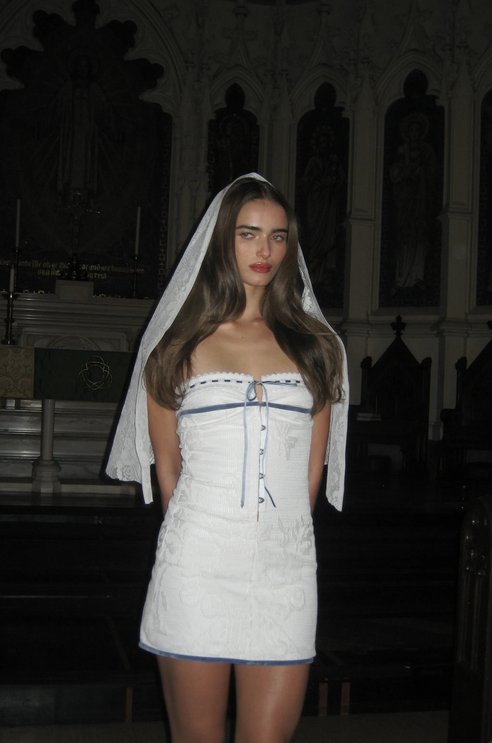 Sabrin Dress | White Lace sold by With Jean product image thumbnail 4