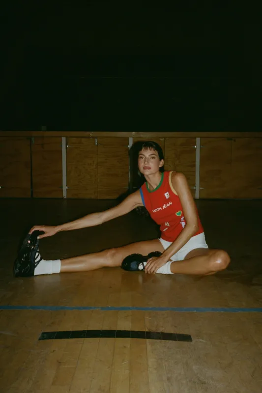 A-League Tank | Red sold by With Jean