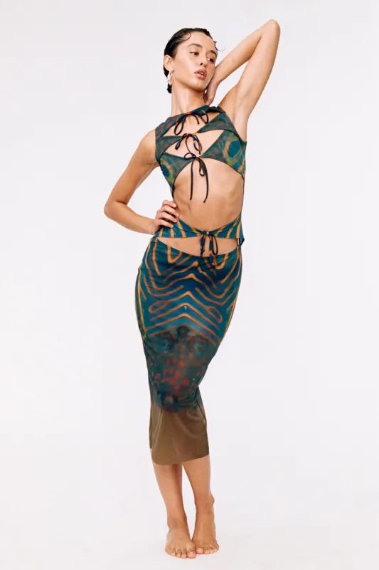 Paloma Midi Dress | Fushi sold by With Jean