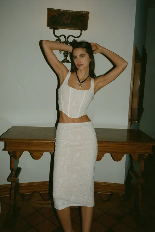 Dylan Midi Skirt | Dahlia sold by With Jean