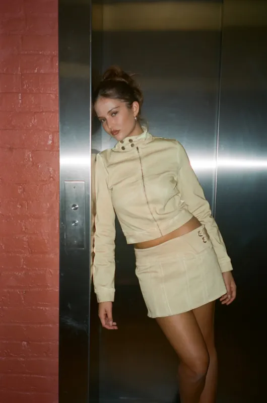 Sasha Jacket | Stone Wash sold by With Jean