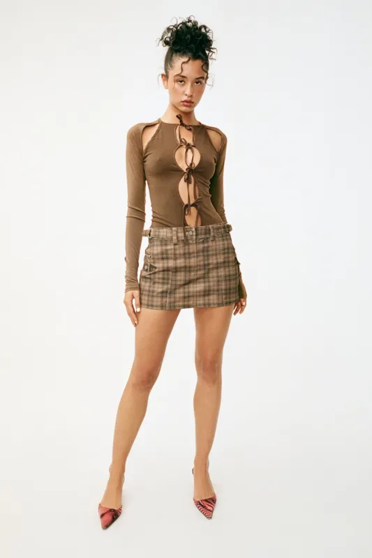 Hunter Mini Skirt | Plaid sold by With Jean