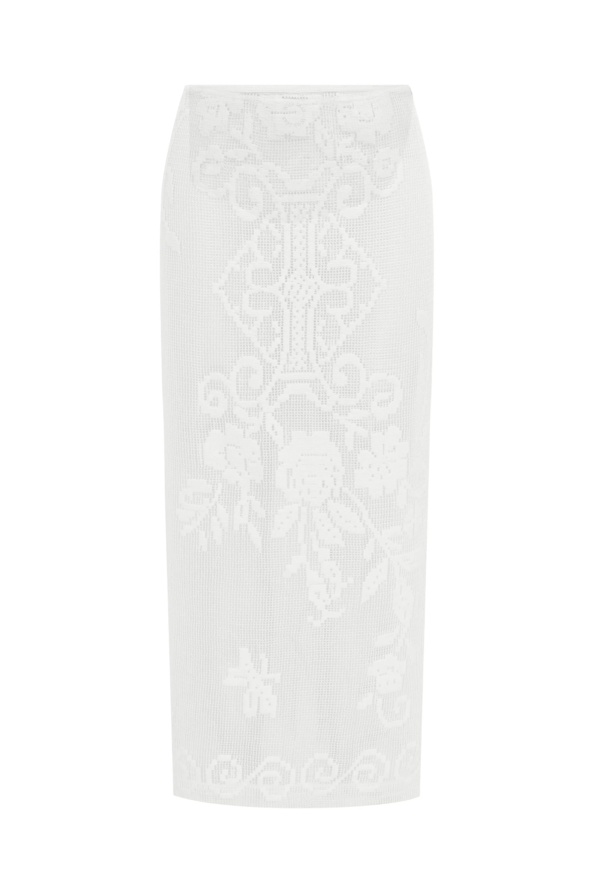 Saint Midi Skirt | White sold by With Jean product image thumbnail 5