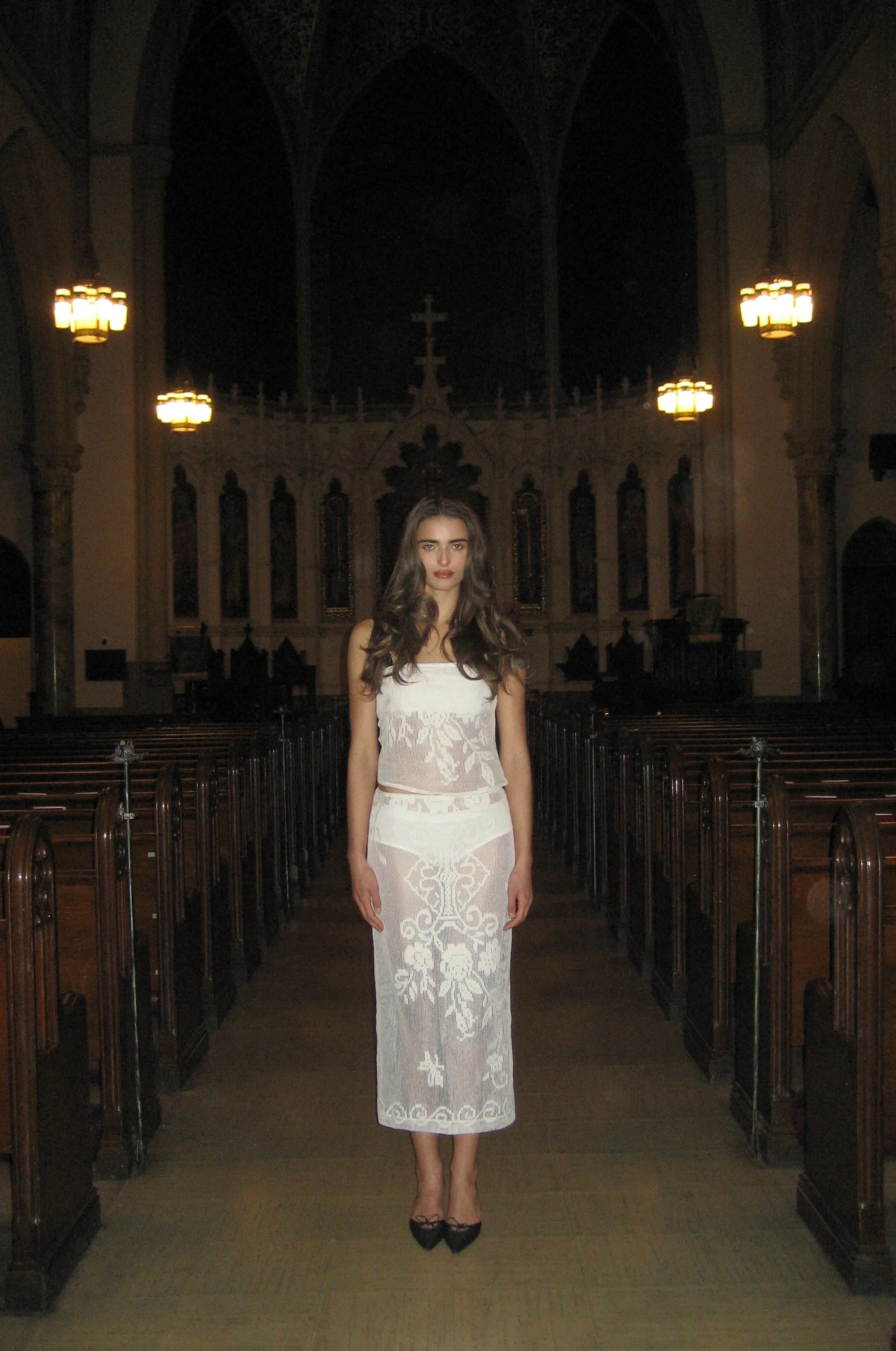 Saint Midi Skirt | White sold by With Jean product image thumbnail 4