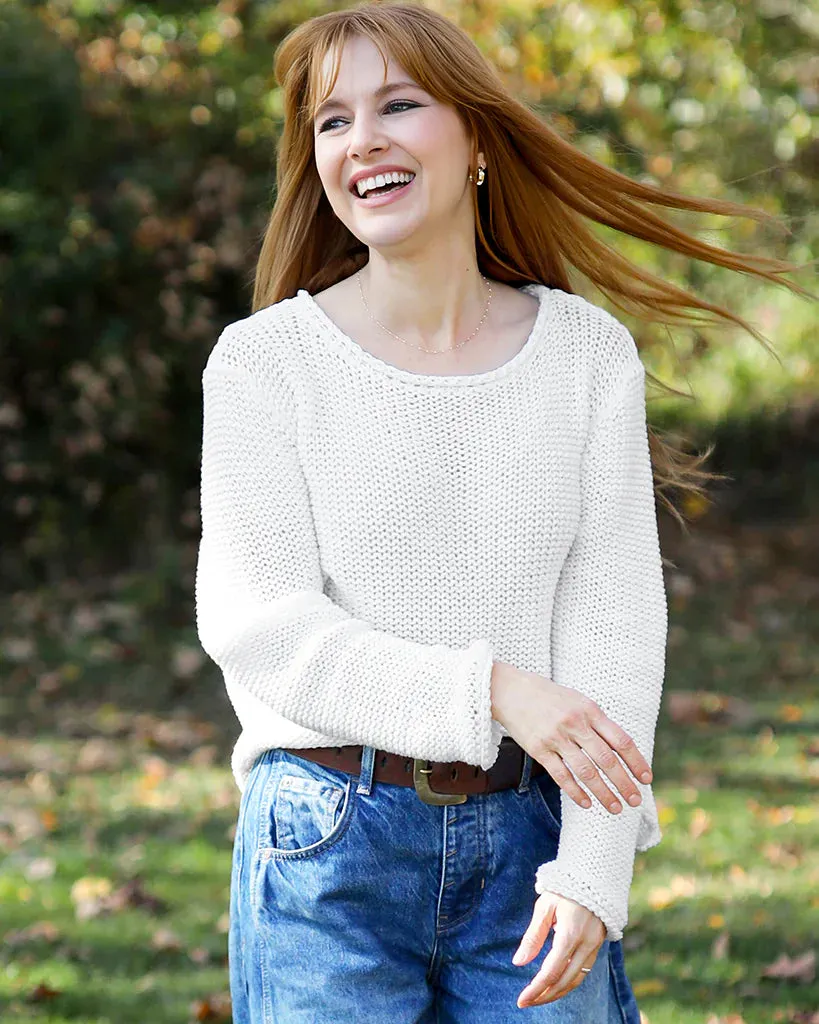 MAUI CROPPED CHUNKY CREW COTTON sold by Wooden Ships product image thumbnail 2