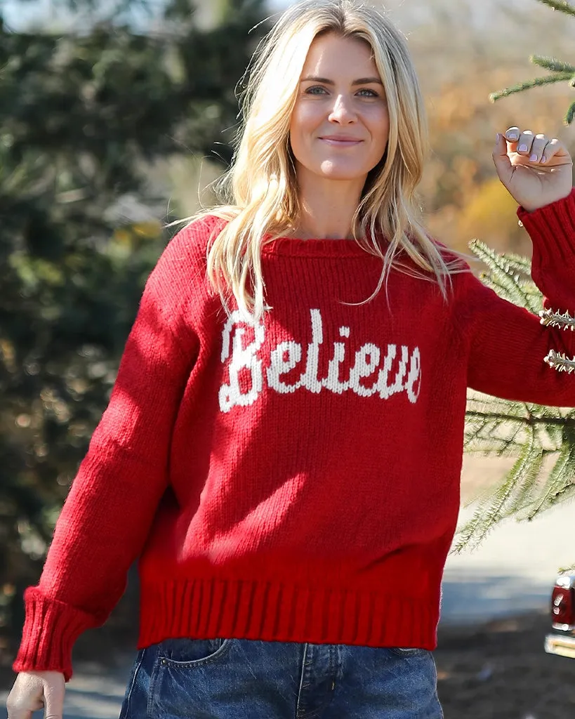 BELIEVE PULLOVER CHUNKY - LOCAL SHIP sold by Wooden Ships product image thumbnail 4