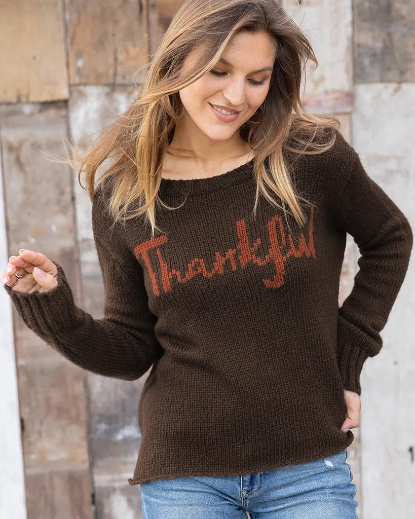 *SALE* - THANKFUL CREW CHUNKY sold by Wooden Ships