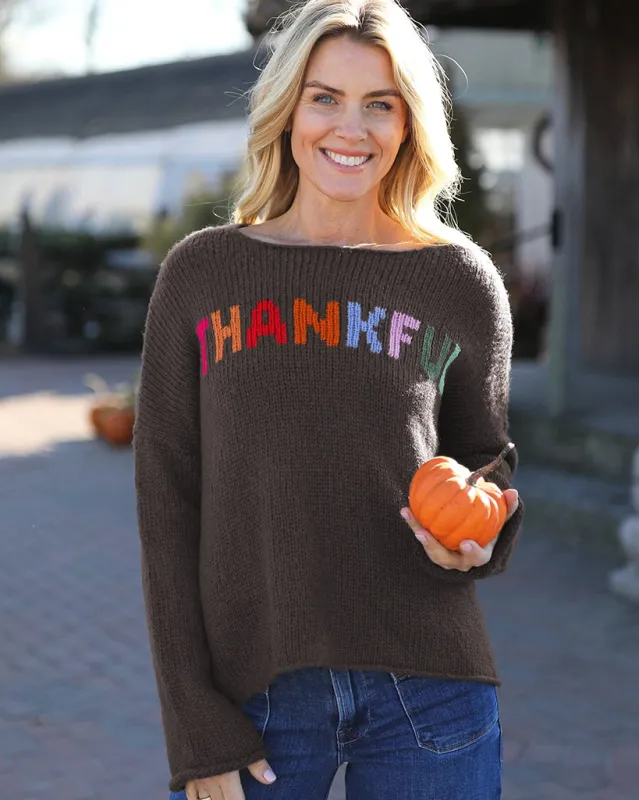 THANKFUL MULTI CREW CHUNKY sold by Wooden Ships