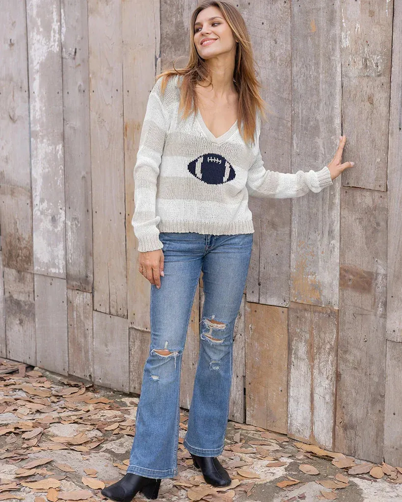 *SALE* - FOOTBALL STRIPED TOP COTTON sold by Wooden Ships product image thumbnail 4