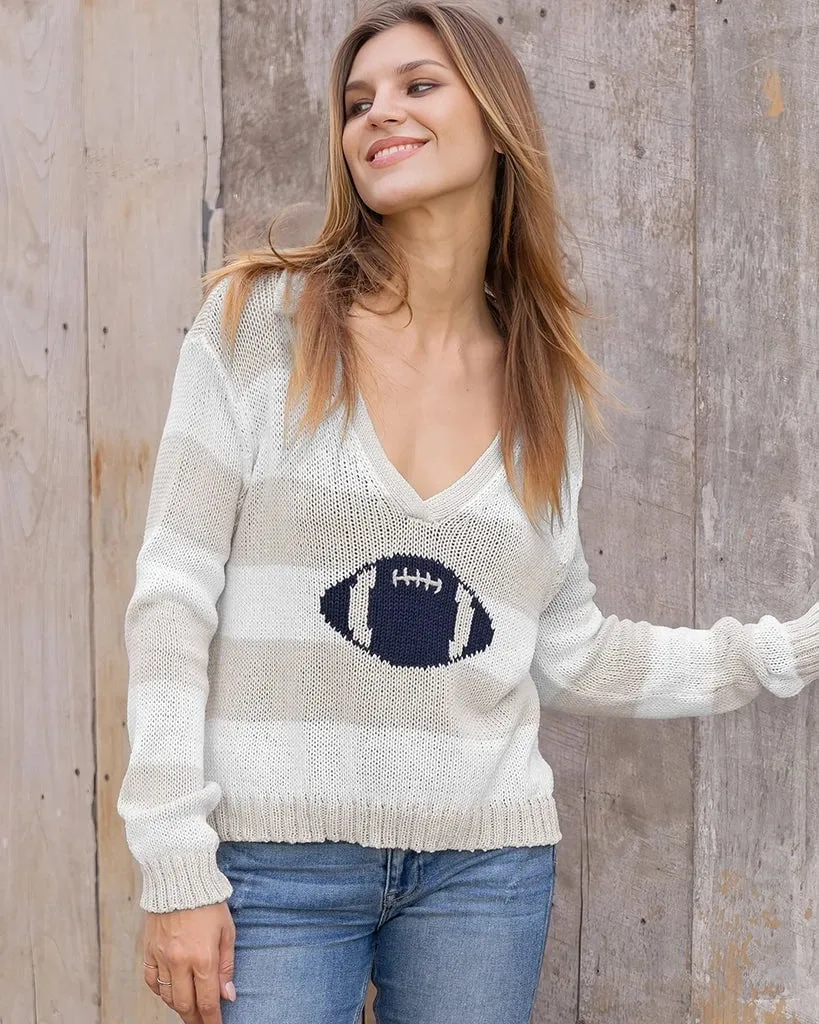 *SALE* - FOOTBALL STRIPED TOP COTTON sold by Wooden Ships product image thumbnail 2