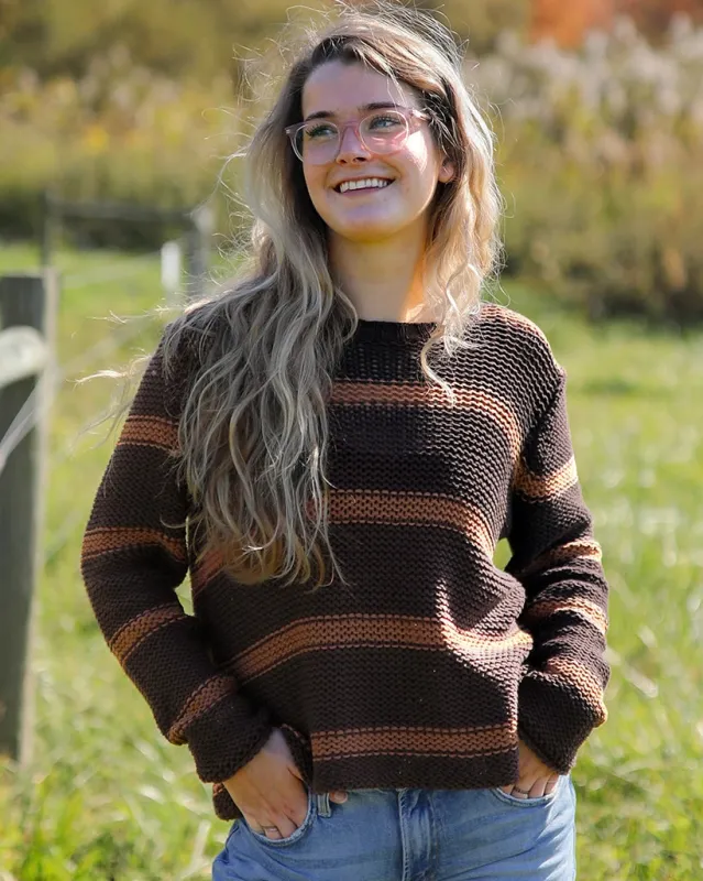 *SALE* - MARE STRIPED CHUNKY CREW COTTON sold by Wooden Ships