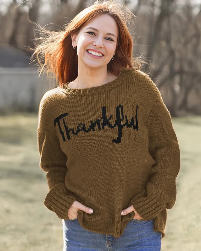 *SALE* - THANKFUL CREW CHUNKY sold by Wooden Ships