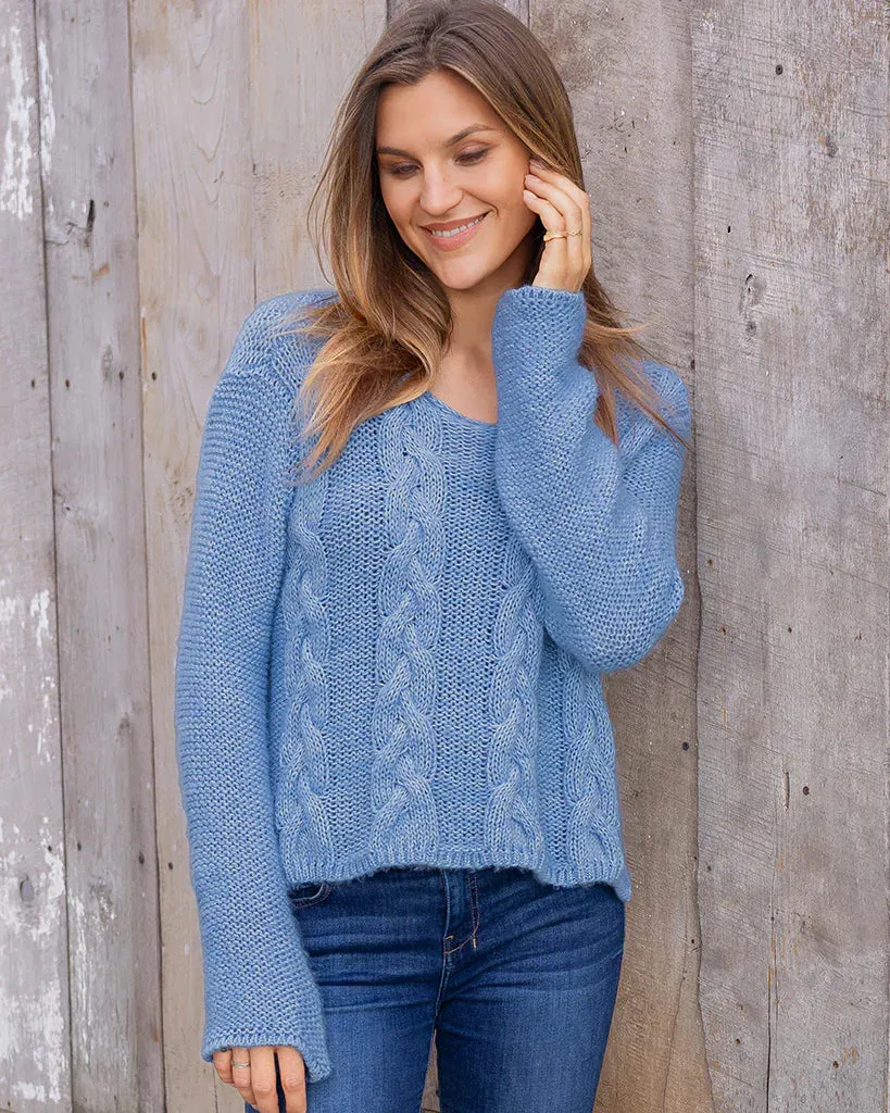 *SALE* - ALESSA MARLED CABLE CREW CHUNKY sold by Wooden Ships product image thumbnail 2