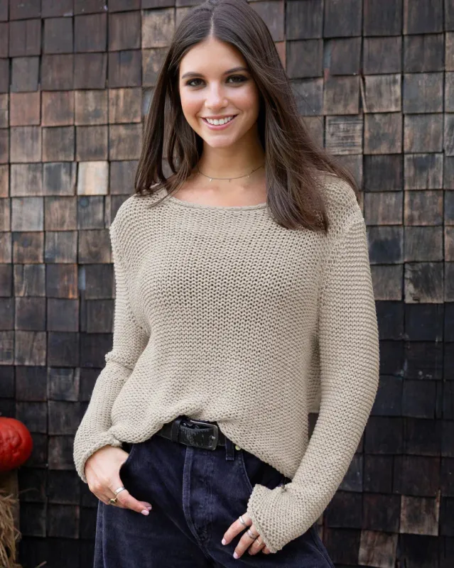 *SALE* - MAUI CROPPED CHUNKY CREW COTTON sold by Wooden Ships