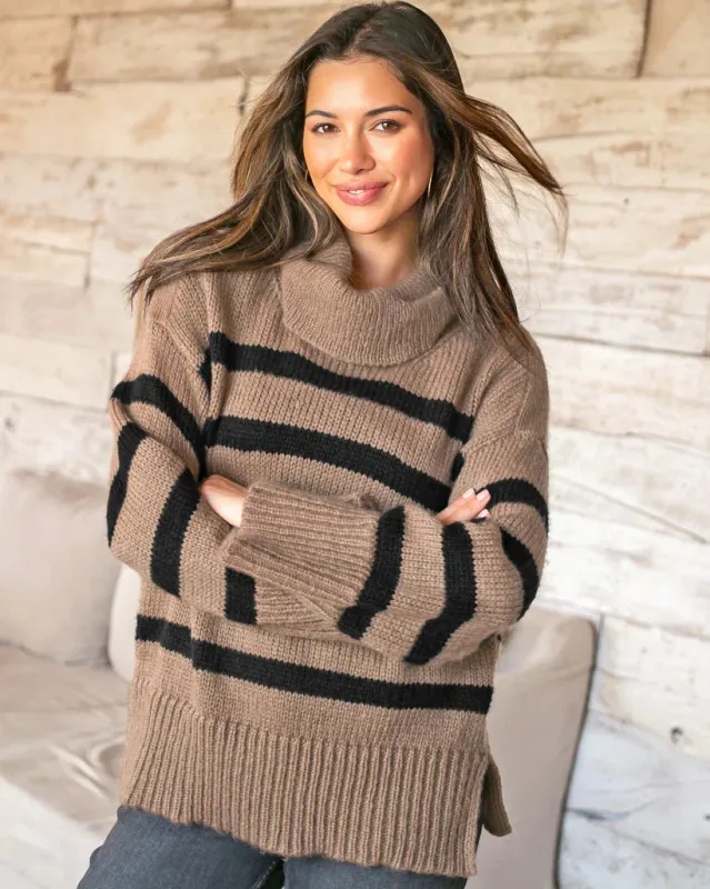 *SALE* - MALLORY STRIPED T NECK CHUNKY sold by Wooden Ships