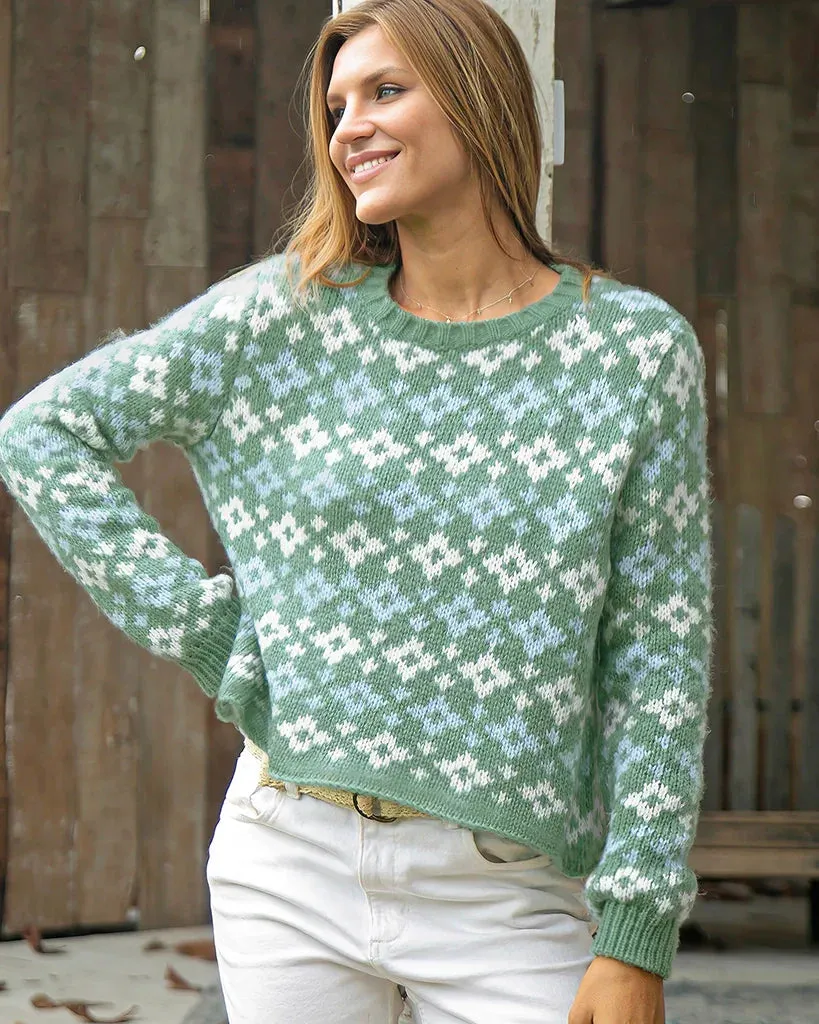 SHRUNKEN FAIR ISLE CREW CHUNKY sold by Wooden Ships product image thumbnail 2