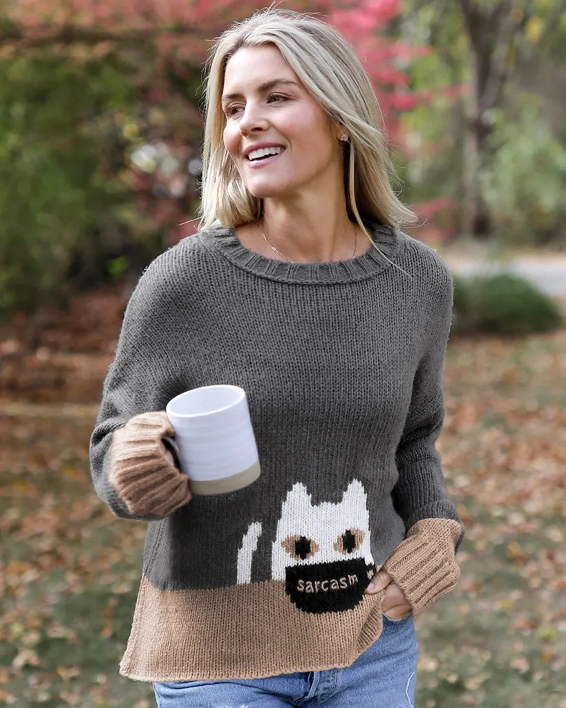 *SALE* - CUP OF SARCASM CREW CHUNKY sold by Wooden Ships product image thumbnail 3