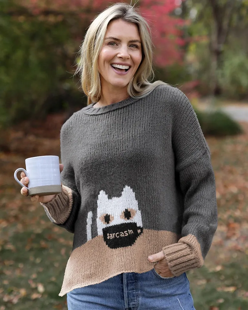 *SALE* - CUP OF SARCASM CREW CHUNKY sold by Wooden Ships product image thumbnail 4