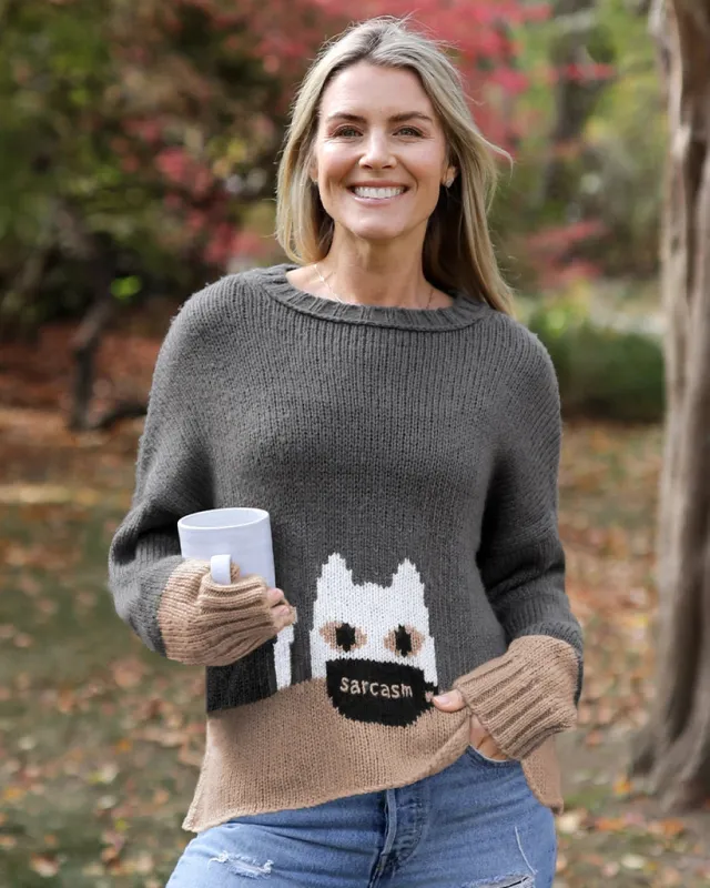 *SALE* - CUP OF SARCASM CREW CHUNKY sold by Wooden Ships