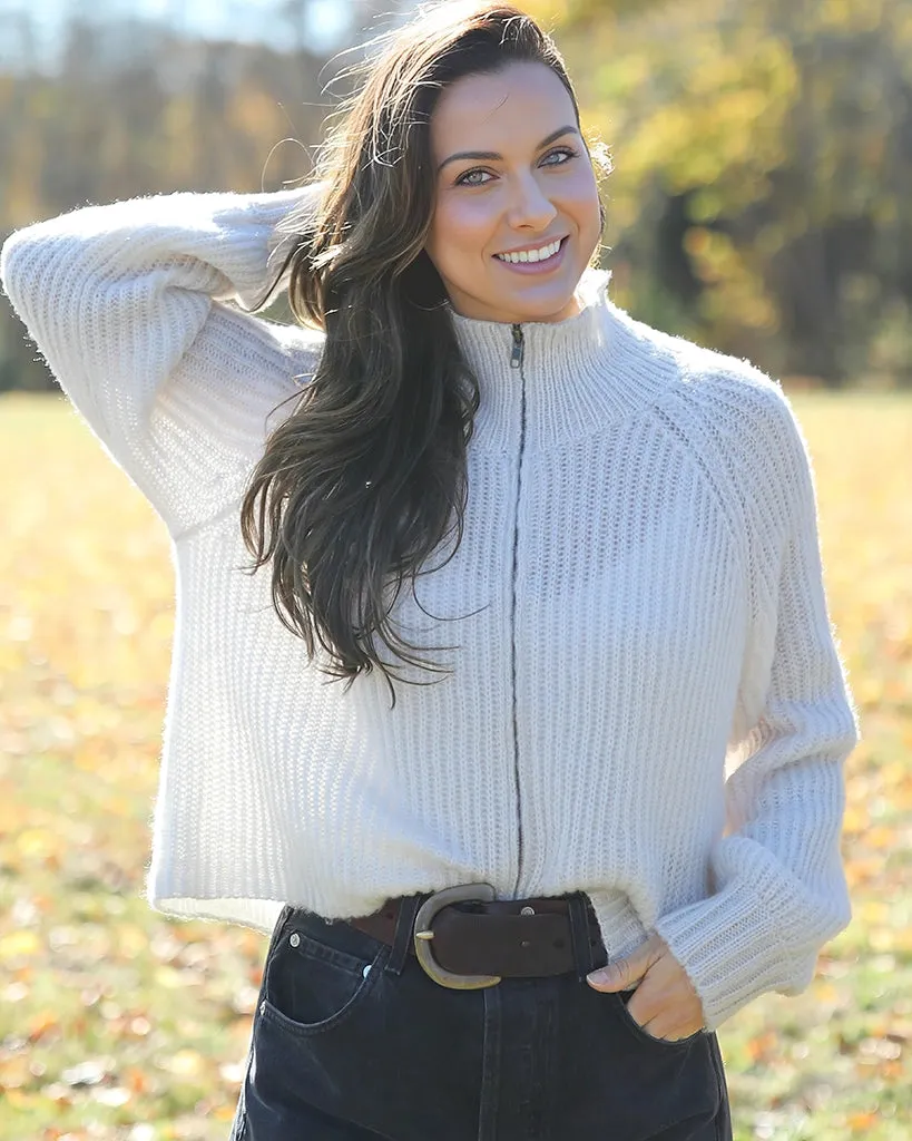 LEO ZIP CARDI CHUNKY sold by Wooden Ships product image thumbnail 4