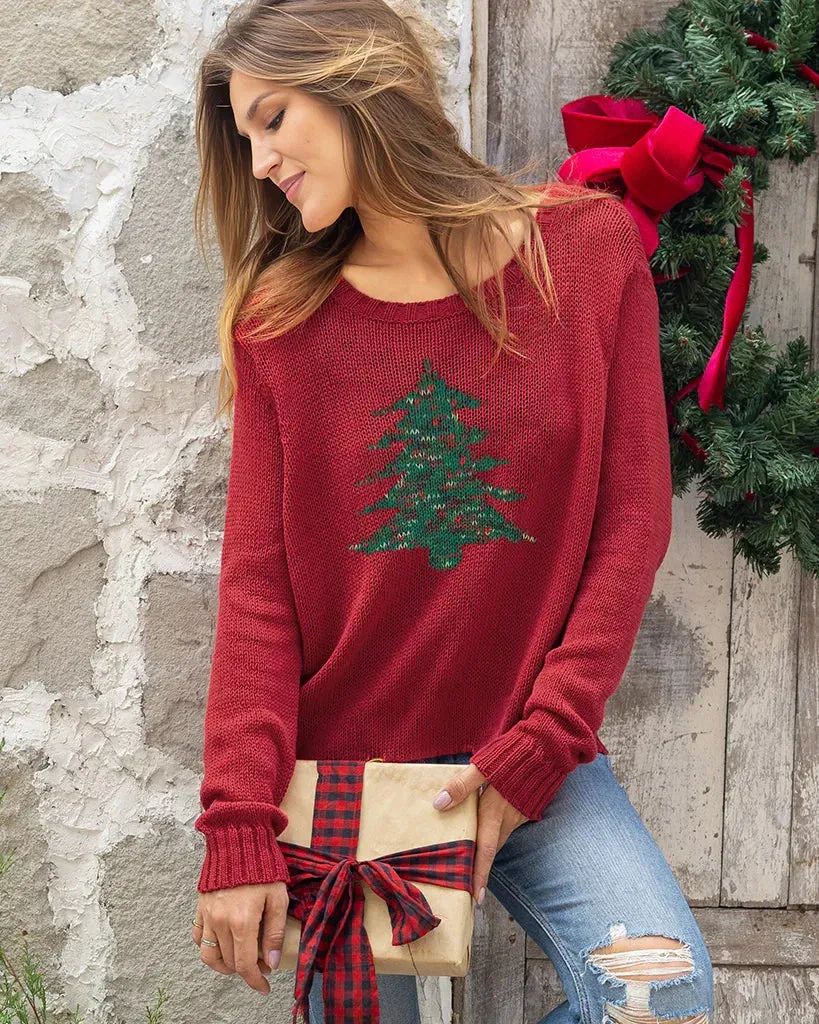 CHRISTMAS TREE CREW COTTON sold by Wooden Ships product image thumbnail 3