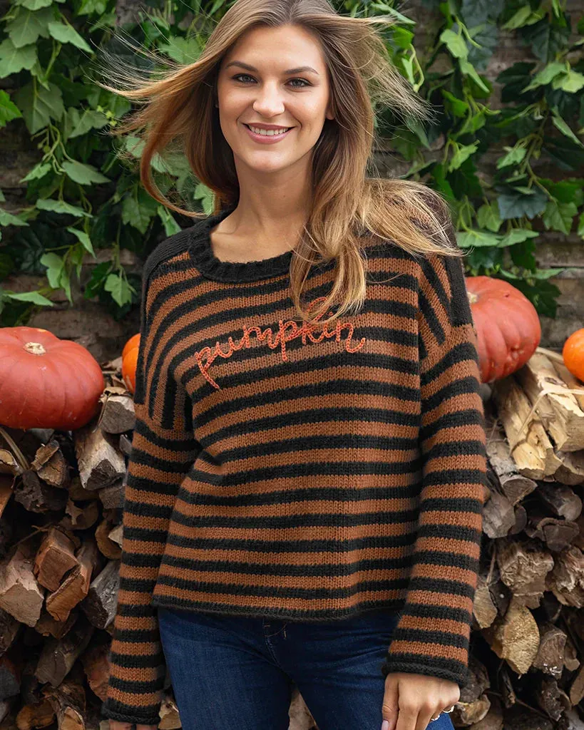 PUMPKIN STRIPED CREW CHUNKY sold by Wooden Ships product image thumbnail 5