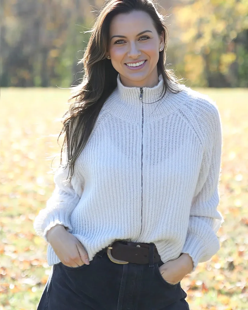 *SALE* - LEO ZIP CARDI CHUNKY sold by Wooden Ships